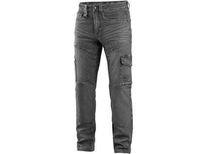 Kalhoty jeans CXS ALBI, pánské, šedé