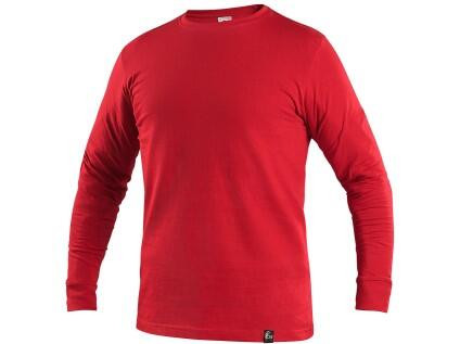 Tričko CXS PETR, dlouhý rukáv, červené
