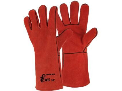 Rukavice CXS PATON RED, svářecí
