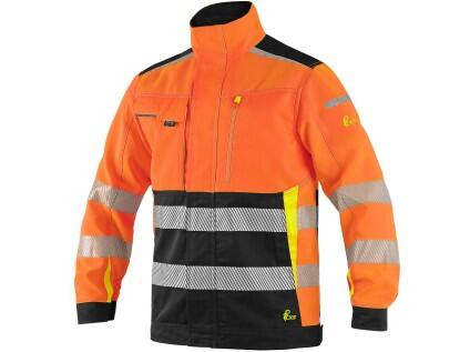 Blůza CXS BENSON, výstražná, pánská, oranžovo-černá