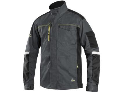 Blůza CXS STRETCH, pánská, tmavě šedá-černá