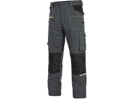 Kalhoty CXS STRETCH, pánské, tmavě šedo-černá
