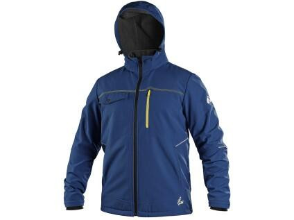 Bunda CXS STRETCH, pánská, softshell, tmavě modrá