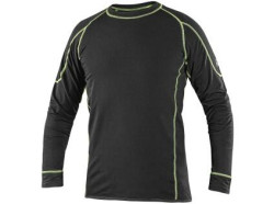 Tri�ko REWARD, funk�n�, dlouh� ruk�v, p�nsk�, �erno-zelen�