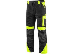 Kalhoty do pasu CXS SIRIUS BRIGHTON, �erno-�lut�