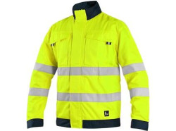 Bl�za CXS HALIFAX, v�stra�n� se s�ovinou, p�nsk�, �luto-modr�