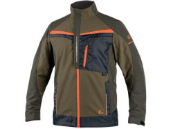 Bl�za CXS NAOS, p�nsk�, khaki-olivov�, HV oran�ov� dopl�ky