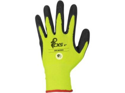 Rukavice CXS WAYNA, m��en� v latexu s p�skovou �pravou