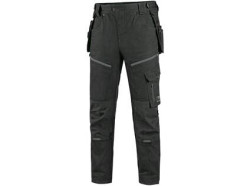 Kalhoty CXS LEONIS, p�nsk�, �ern� s �ed�mi dopl�ky