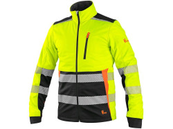 Bunda CXS BENSON, v�stra�n�, softshell, p�nsk�, �luto-�ern�
