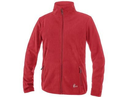 Mikina CXS GRANBY CHILD, dětská, fleece, červená