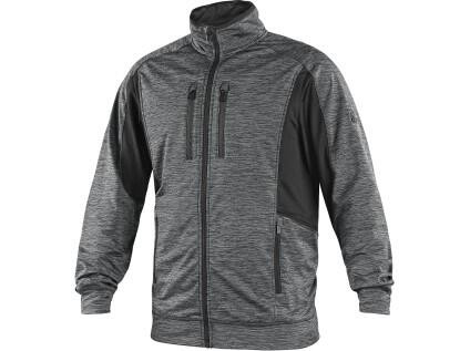 Mikina CXS LEONIS, pánská, šedo - černá