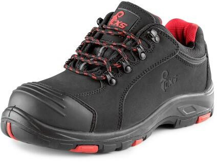 Obuv CXS ROCK APLIT S3, polobotka, černo-červená