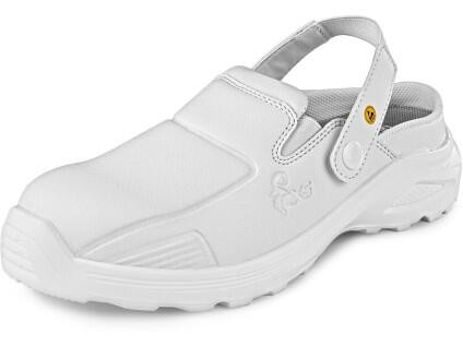 Obuv CXS WHITE ADDA OB ESD, nazouvák