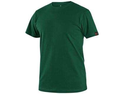 Tričko CXS NOLAN, krátký rukáv, láhvově zelené